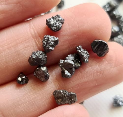 Diamant brut noir de 1 à 5 ct, pierre précieuse non taillée d'exception PDD683