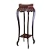 ORE International Flower Stand with Ceramic Top, Cherry