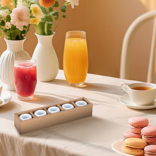 Miniatura 6 de 5 Piezas Porta Velas Blancos, Portavelas De Cerámica, Candelabros Para Velas Romántico, Orificio De 2 Cm, Portavelas Decoracion Para Hogar Bodas Mesas Cumpleaños Velas Rituales