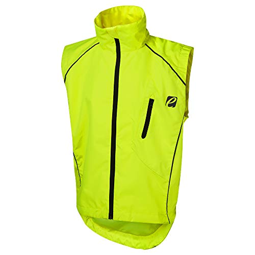 Elite Cycling Project Men Storm 2 Waterproof Cycling Gilet - Hi Vis, L