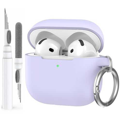 AhaStyle AirPods 4 P[X Jo[ (2024) N[jOLbgt \tgVR AirPods 4 P[X t{fB ϏՌ Jo[ XL Apple AirPods 4Ή USB-C[dP[X CX[dΉ