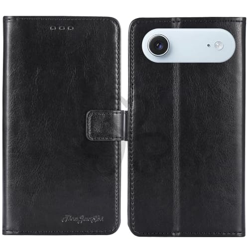 TienJueShi Black Book Stand Retro Flip Leather Protector Phone Wallet Gel Cover Etui TPU Silicone Case For Apple iPhone Air 6.5 