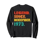 Photo Gallery legend since december 1973 birthday december 1973 vintage felpa Photo Gallery legend since december 1973 birthday december 1973 vintage felpa