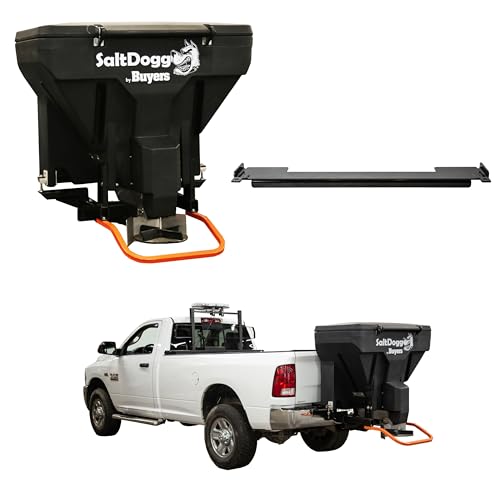 SaltDogg TGS07, 3038520, Tailgate Salt Spreader with Spreader Extender – 11 Cu. Ft. High-Capacity Spreader for Pickup Trucks and Fleets