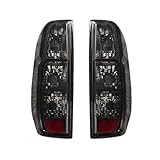 Pour Nissan Pour Navara D40 (2005-2015) Paire De Feux Arrière Fumés (sans Ampoules)