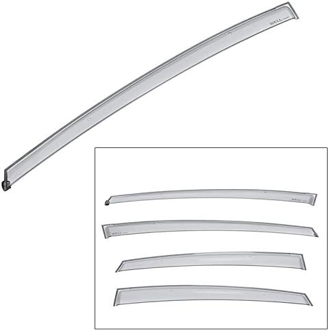 WellVisors Window Visors Wind Deflectors Compatible with Toyota Prius V 2012-2018 Rain Guard
