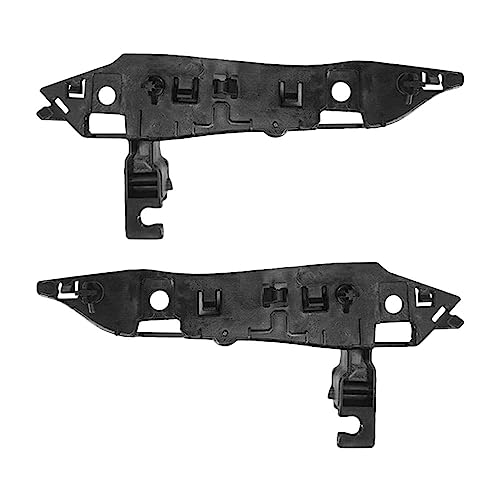Riloer 2 piezas s1617975980, soporte de parachoques de coche negro, soportes de retención de parachoques delantero de coche, compatible con Peugeot 3008 4008 5008