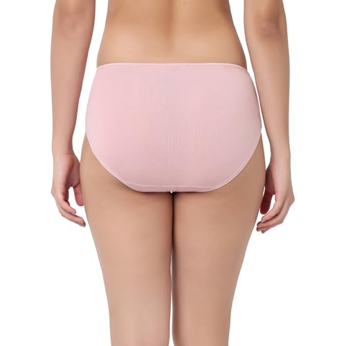 Image of juliet Cotton Hipster Premium Panties Set of 5 Full Coverage Stretchable Fabric