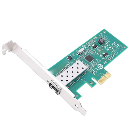SUNGOOYUE Tarjeta de Red PCIe X1 Gigabit 1G con Puerto Fibra SFP, Chipset 210AT, Conectores Bañados en Oro, para Sistemas VMware ESXi miniatura 4