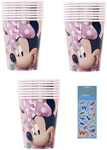 Unique Minnie Mouse Birthday Party Supplies Bundle includes 24 Paper Cups image 3