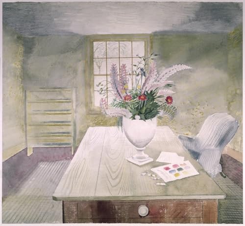 Affiche impression prints toile Eric Ravilious peinture murale fleurs cottage 60x90