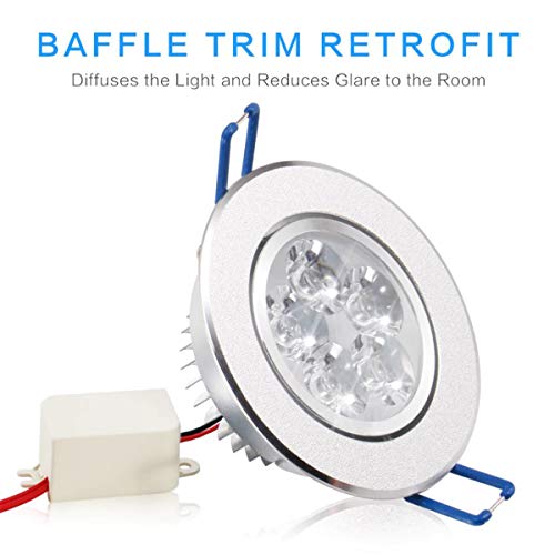 10 Pezzi FARETTI LED DA INCASSO 5W LUCE BIANCO