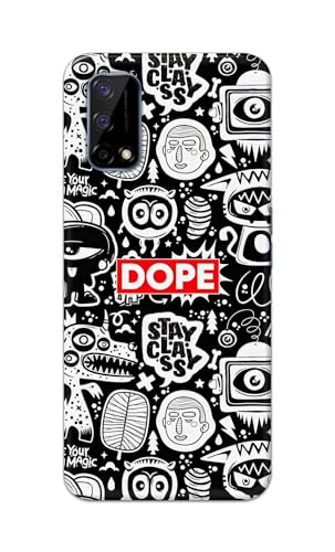 Image of Printed Hard Back Cover Case for Realme Narzo 30 Pro 5G | Realme V5 5G Back Cover (Mixed Cartoons) -1111