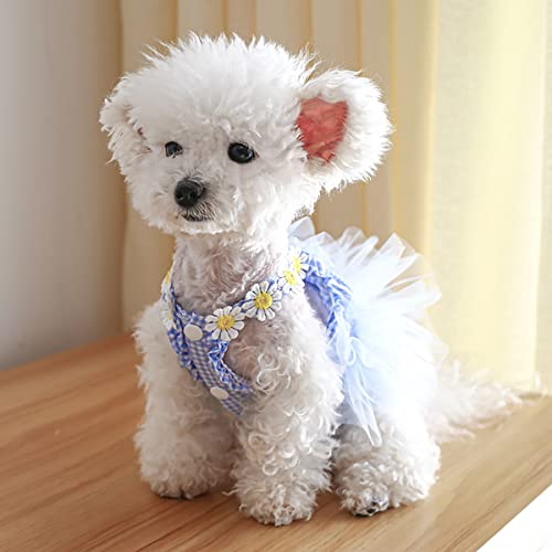 Dog Clothes For Small Dogs Girl Dog Cute Floral Tutu Dresses Easter Bowknot Princess Dress Apparel Pet Holiday Summer Outfits Puppy Chihuahua Yorkies Sundress #TOP3