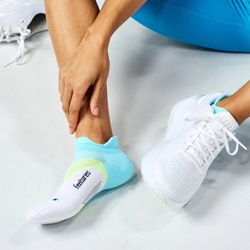 Image of Feetures Elite Light Cushion No Show Tab Sock Wave
