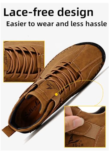 Breathable and Wear-Resistant Plus Size Men's Ankle Boots for Outdoor Activities in Spring and Autumn4