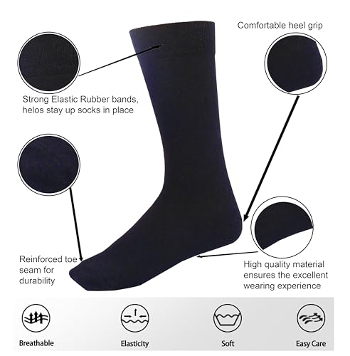 Men Cotton Dress Socks Soft Comfortable Thin Fine Elegant Breathable And Durable.3