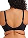 Elomi Plus Size Plain Sailing Plunge Bikini Top 42H, Black