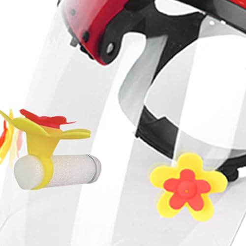 Mangeoire portable pour oiseaux avec 3 fleurs pour jardin