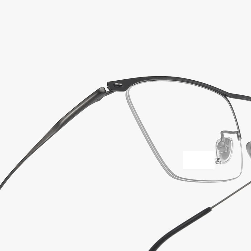 Oprawka okularów optycznych dla kobiet Damskie ultralekkie okulary optyczne Semi-Titanium