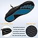 HOBIBEAR Barefoot Shoes Women Mens Slip on Minimalist Sneakers Zero Drop Sole Casual Shoes with Wide Toe Box Lightweight Comfortable All Black