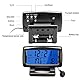 Auto Thermometer Digital Wecker Ruspela Auto Fahrzeuge Temperatur Gauge mit Hintergrundbeleuchtung Auto Thermometer Uhr Digital Alarm Clock