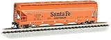 Bachmann Trains - ACF 56' 4-Bay Center-Flow Hopper - Santa FE #101414 - N Scale