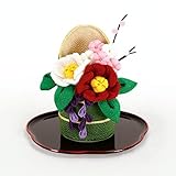 お供え 『 ちりめん飾り 正月飾り 』 正月飾り ちりめん細工 ちりめん飾り 門松 迎春 置物 縁起物 お正月 新年 元旦 玄関 装飾 和雑貨 インテリア ミニ おしゃれ かわいい モダン 和風 小さい コンパクト 日本製 国産