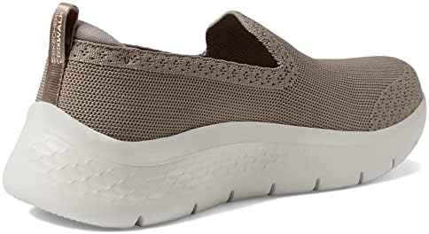 Skechers Women's GO Walk Flex-Bright Summer Sneaker, Taupe, 9 | Image 4