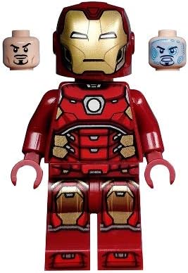 Super Heroes Iron Man Minifigure from 76140 (Bagged)