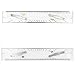 Parallel Ruler Clear Scales, Mapping Points to Pull Parallel Ruler 450MM, Nautical Charts Parallel Ruler for Boat