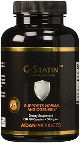 Aidan Products C-Statin Support for Normal Angiogenesis | Clinically Studied Proprietary Extract (120 Capsules)