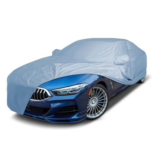 Image of iCarCover Premium Car Cover for 2022-2025 BMW Alpina B8 Heavy Duty Waterproof All-Weather Automobiles Custom Fit Indoor Outdoor UV Snow Protection Covers with Straps and Bag
