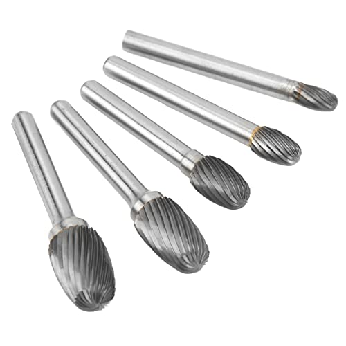Set de fresas rotativas de carburo de una sola pasada 6 mm miniatura 2
