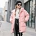 AOREUGL Girls Winter Coats Heavyweight Thicken Long Puffer Jacket Zip Up Quilted Outwear Coat With Pockets Size 2-11 Years Pink girls fashion Size 2-3