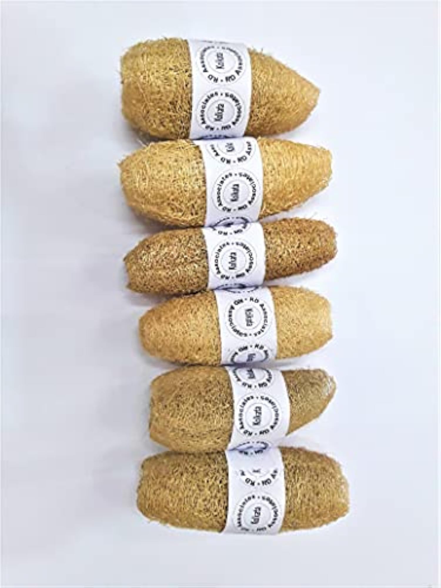 Natural Organic Loofah Body Scrubber, 3 Pack
