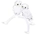 Swarovski Owls On Branch, Set of Two
