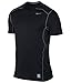 Nike Pro Combat Dri Fit Max Fitted Training Shirt 636155 Black (X-Large)