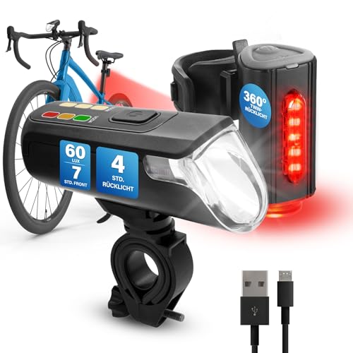 FISCHER USB Beleuchtungs-Set | Bodenleuchte für mehr Sichtbarkeit und...