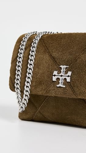 Tory Burch Women's Kira Diamond Quilt Suede Small Convertible Bag4