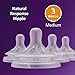 Philips Avent Natural Response Nipples, Medium Flow (Flow 3), 4-Pack, SCY963/04