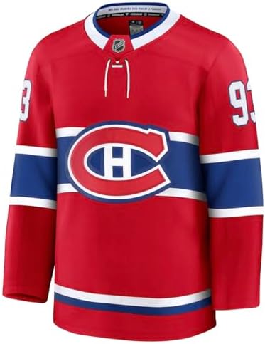 Fanatics Ivan Demidov Montreal Canadiens Home Premium Jersey - Red (CA/US, Alpha, X-Large, Regular, Regular) - 2