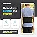 BraceAbility Elastic Low Back Brace - Compression Lower Back Support Belt for Sciatica, Heavy Lifting at Work, Herniated Disc, Workouts, Sleeping, Lumbar Support, Lower Back Pain in Women and Men (L)