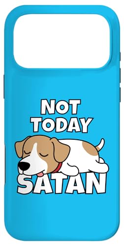 Lazy Jack Russell Terrier Not Today Satan �W���b�N�E���b�Z���E�e���A �X�}�z�P�[�X iPhone 17 Pro Max �p