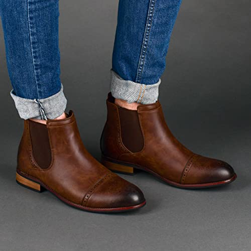 Image of Vance Co. Men's Garrett Cap Toe Chelsea Boot