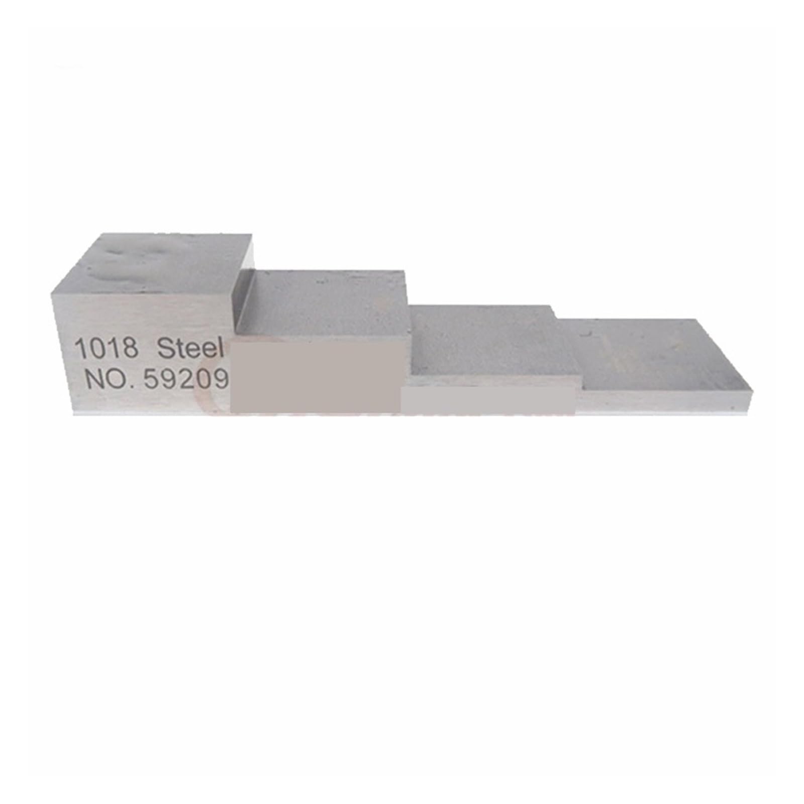 Jeu de Cales étalons, Bloc d'essai d'étalonnage de Coin d'étape de Bloc de 4 étapes, Bloc d'épaisseur 3mm 5mm 10mm 15mm, Bloc d'essai for la jauge d'épaisseur à ultrasons