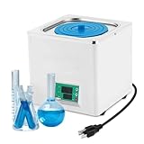 2.5L Lab Water Bath, 110V 300W Electric Water Bath Heater, 99.9℃ Digital Thermostatic Water Bath, Adjustable Lid, Dry Burn Protection for Chemical Biological Experiment