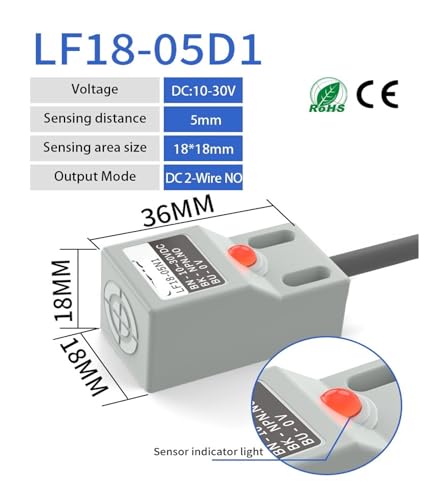 Capteur de proximite inductif 5mm etanche IP67 pour dectection de metal