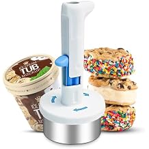 Ice Cream Sandwich Maker Tool, Stainless Steel Ice Cream Cookie Sandwich Maker, Easy Release Sandwich Cookie Scoops, Creative Ice-Cream Burger Making, For Kitchen, Dessert Shop