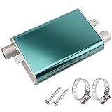 AbgasschalldäMpfer für Parkheizung Schalldämpfer Set, Auspuff Schalldämpfer Kit für Diesel Heizung, Dieselheizung Abgasrohr Schalldämpfer Standheizung für Auto Auspuffanlagen, 24 mm